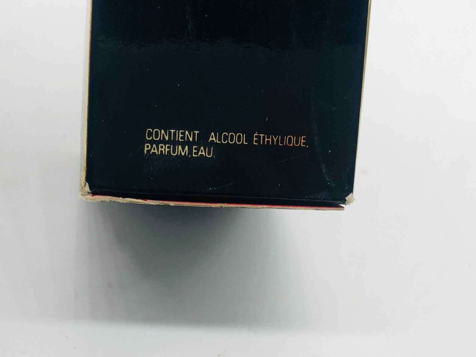 Scatola del profumo vintage Givenchy Xeryus con etichetta ingredienti ben visibile