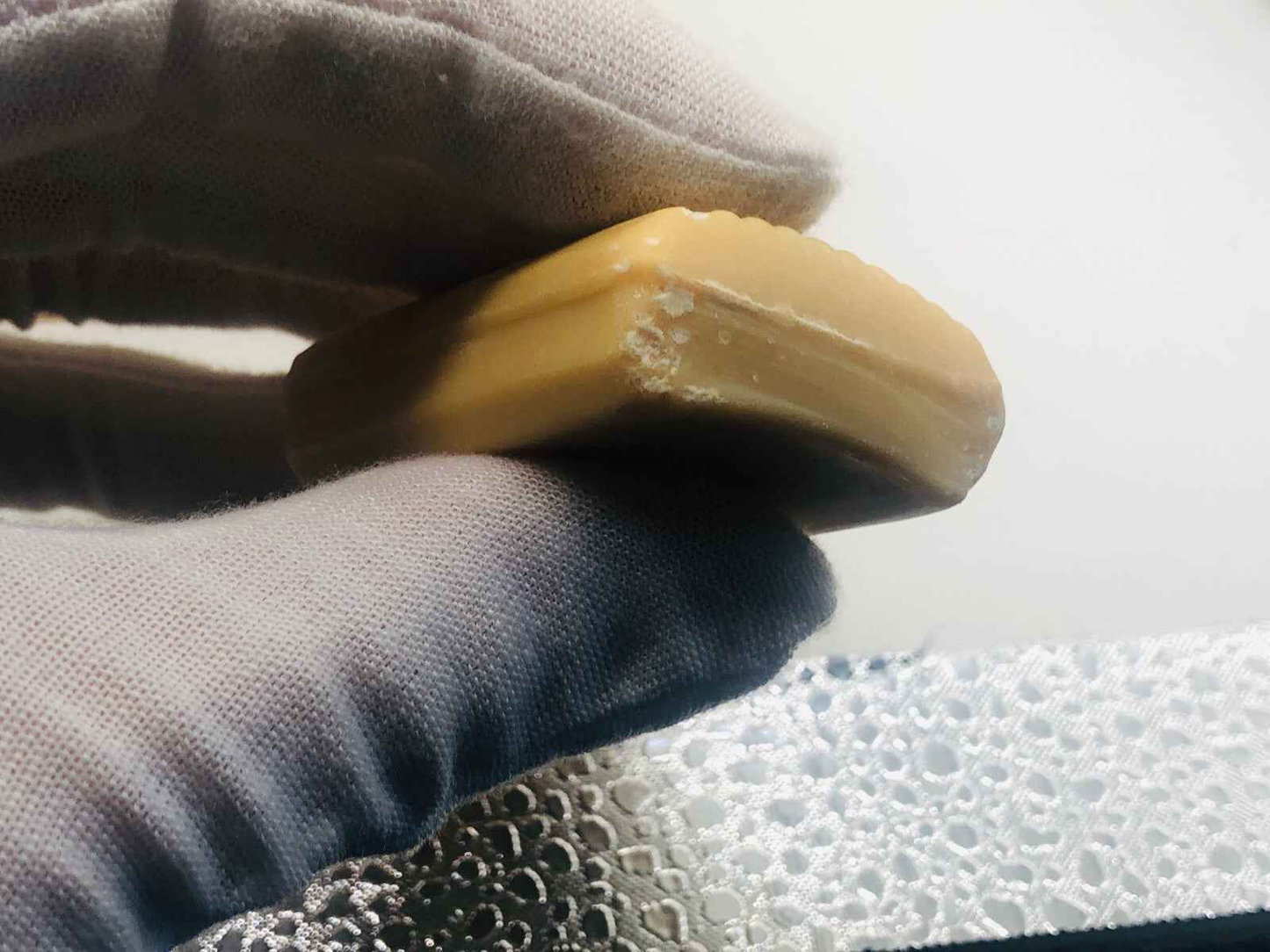 Sapone la perla vintage in forma quadrata con finitura liscia per un'esperienza di lusso, Profumo Grigioperla Vintage