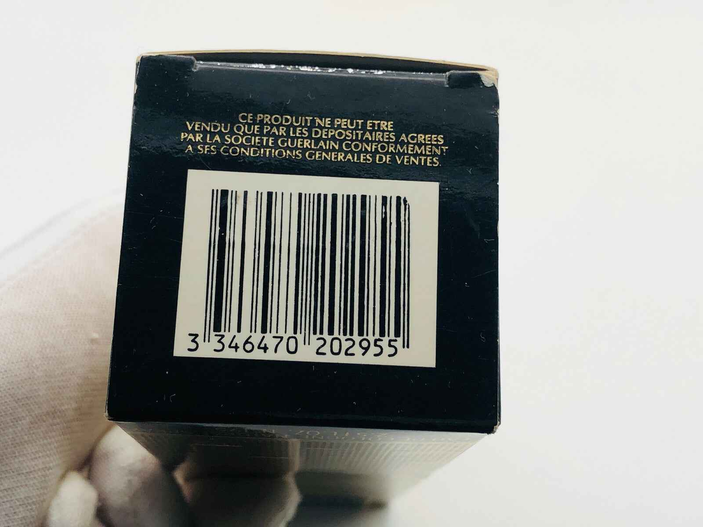 Codice a barre del prodotto Guerlain Chamade Vintage sul retro della confezione
