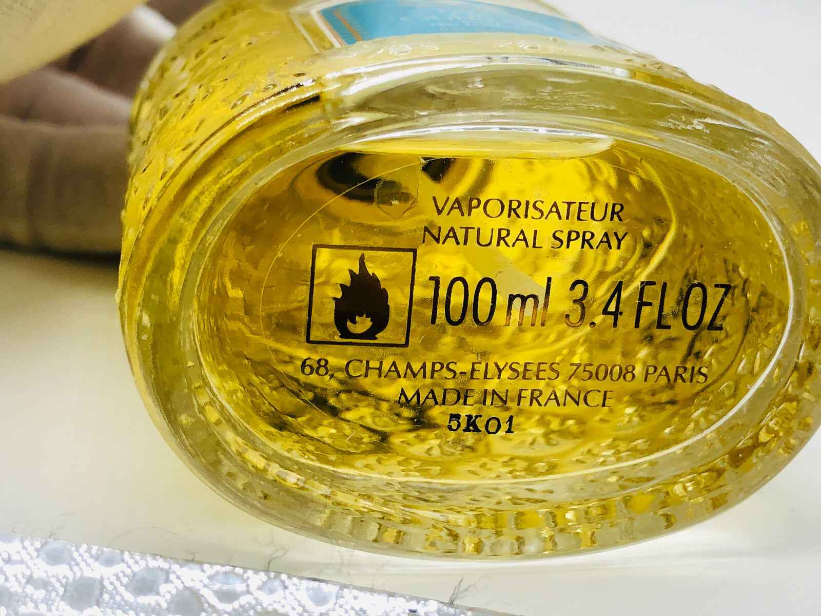 Flacone di profumo Eau De Guerlain da 100 ml con vaporizzatore per un'ottima fragranza