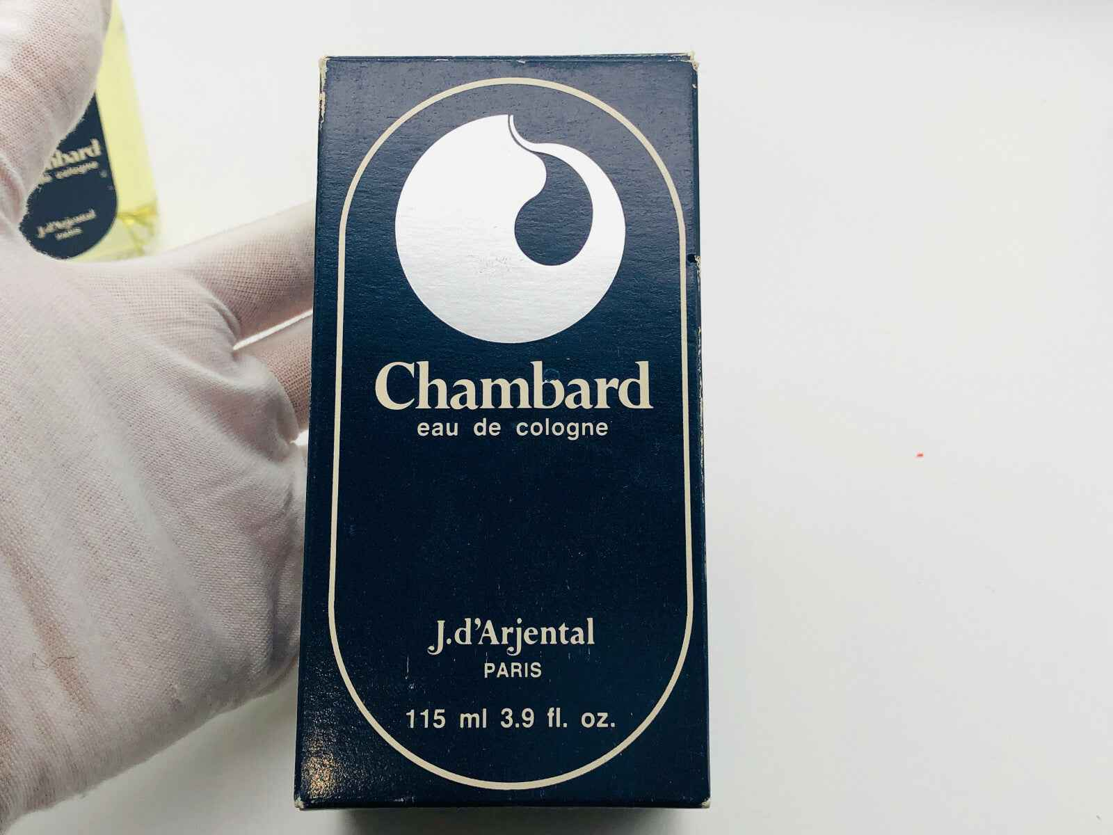 Scatola del Profumo Chambard Vintage da 115 ml di J D'ARJENTAL in elegante design blu