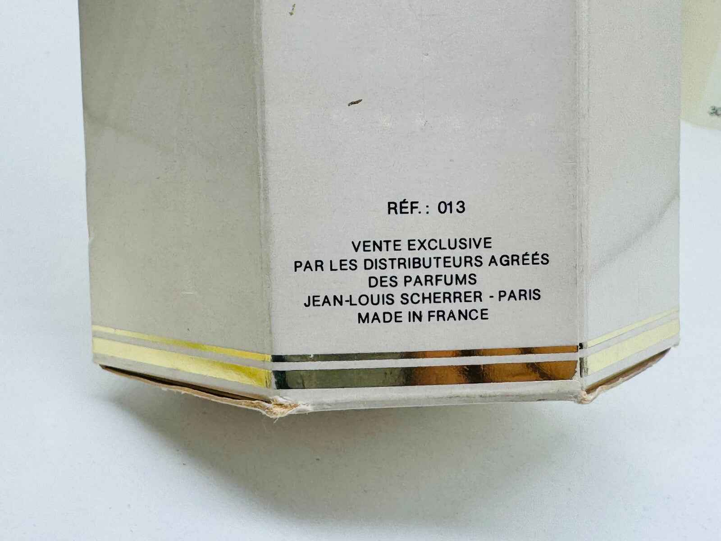 Scatola di Jean Louis Scherrer 1 Parfum Extrait, confezione elegante con dettagli dorati