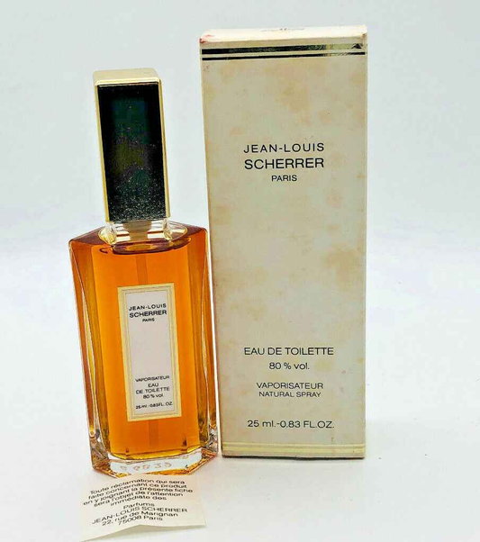 Profumo Jean Louis Scherrer in flacone elegante da 25 ml, confezione per acqua di toilette per un profumo raffinato