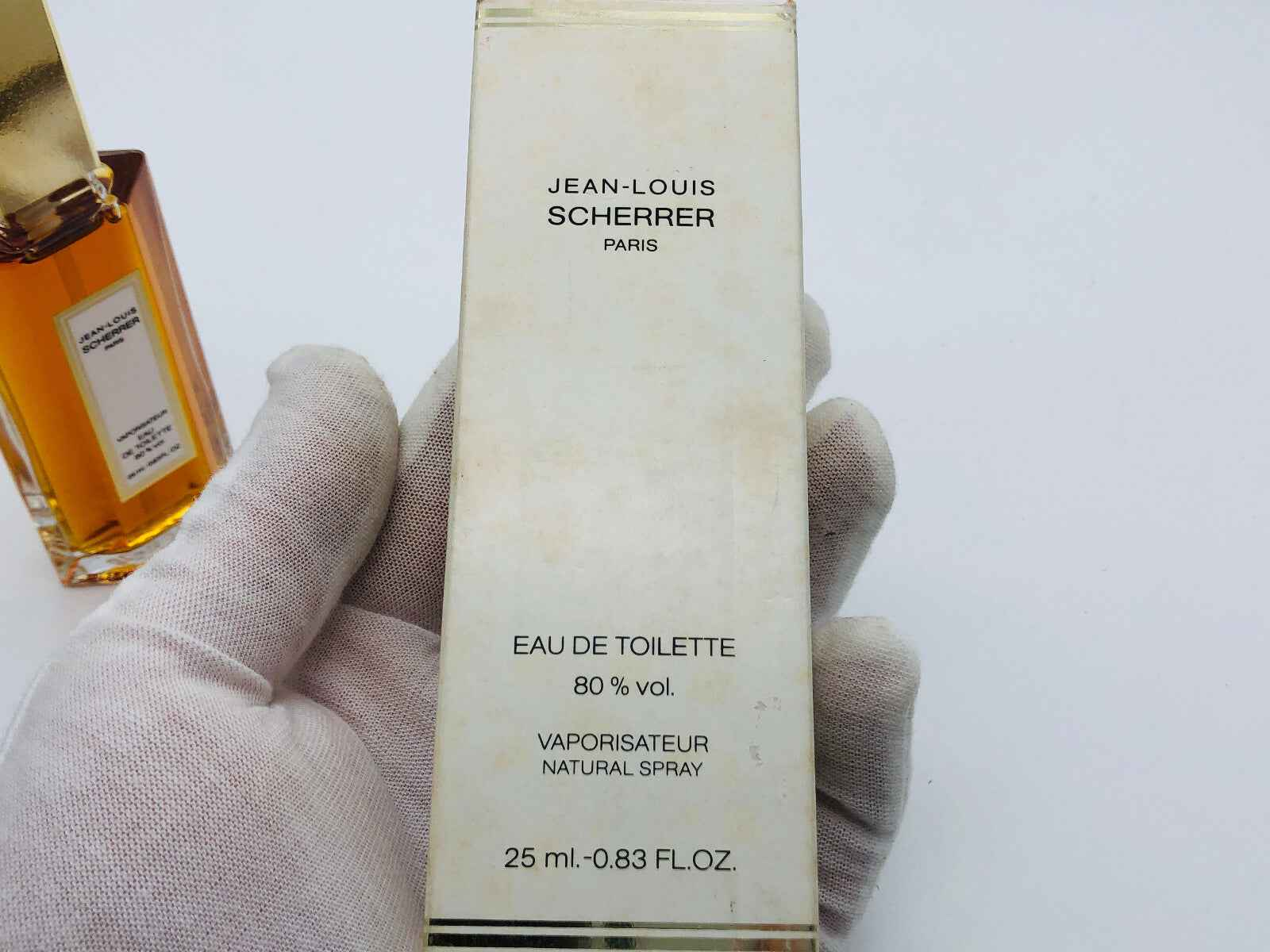 Scatola di profumo Jean Louis Scherrer Eau de Toilette da 25 ml con vaporizzatore naturale