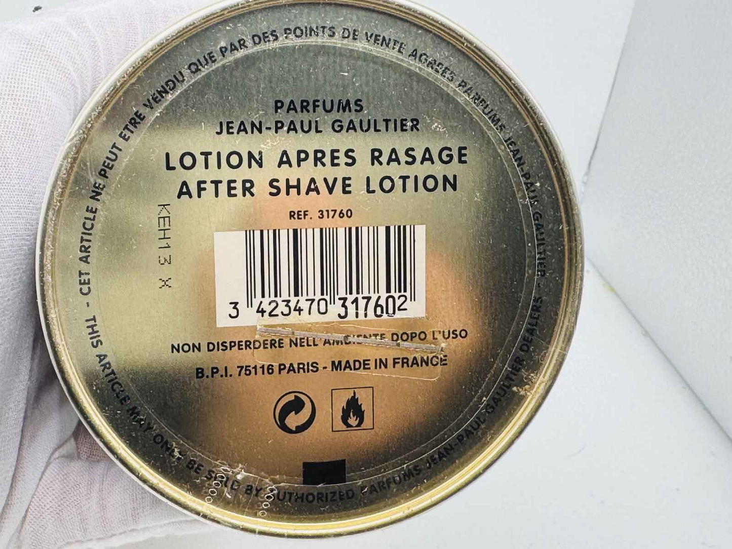 Lotion dopobarba Jean Paul Gaultier Le Male Vintage in confezione elegante, adatta per la cura della pelle
