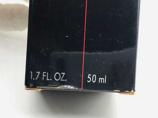 Scatola del profumo Jil Sander Men Pure da 50 ml con informazioni sul contenuto da 1.7 FL OZ