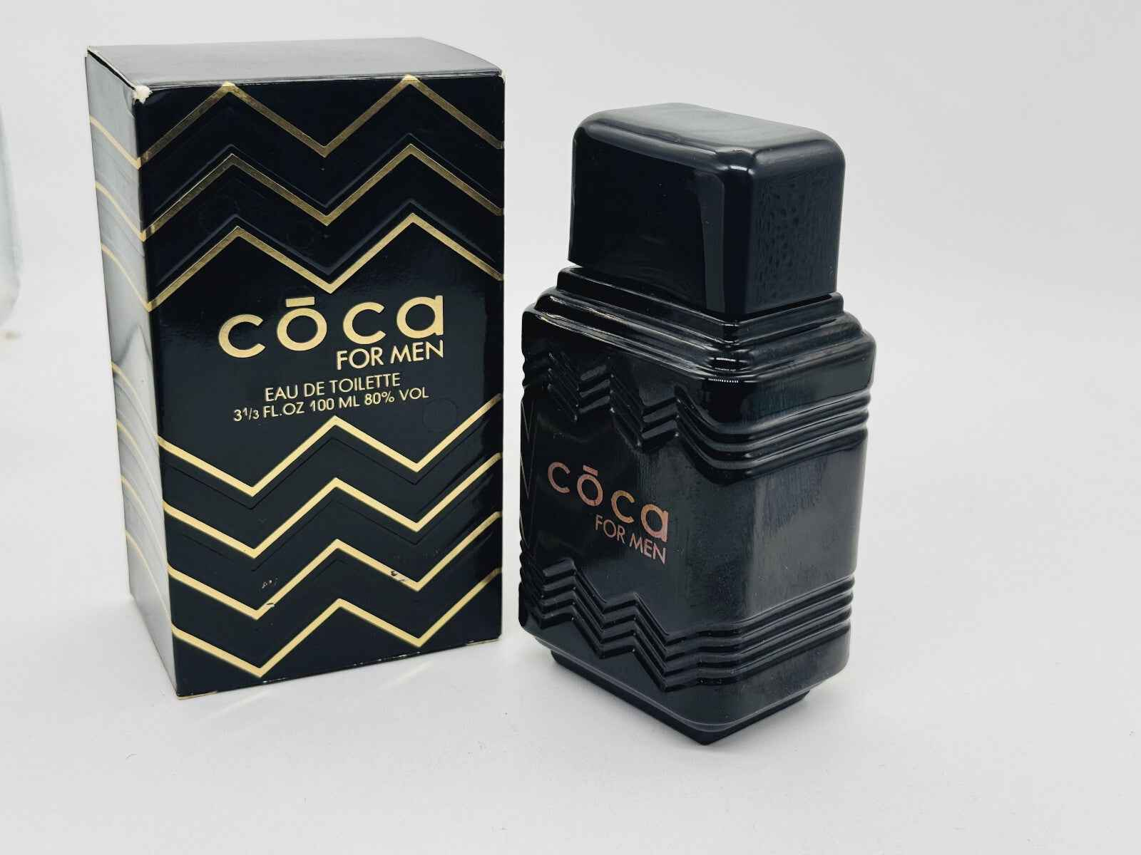 Profumo Jj Coca Vintage in bottiglia nera elegante con confezione originale, 100 ml di Eau de Toilette