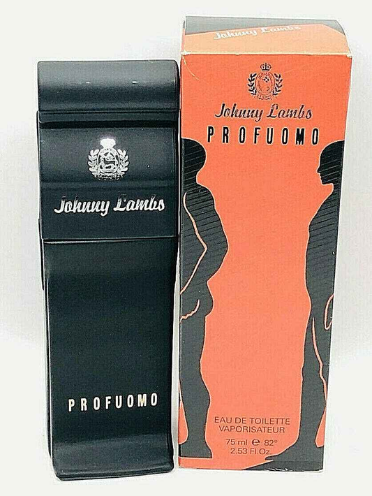Profumo Johnny Lambs in confezione elegante da 75 ml con design contemporaneo