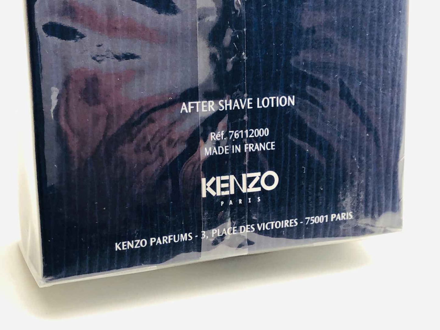 Flacone di lozione dopobarba Kenzo Pour Homme Vintage con design elegante, prodotto in Francia