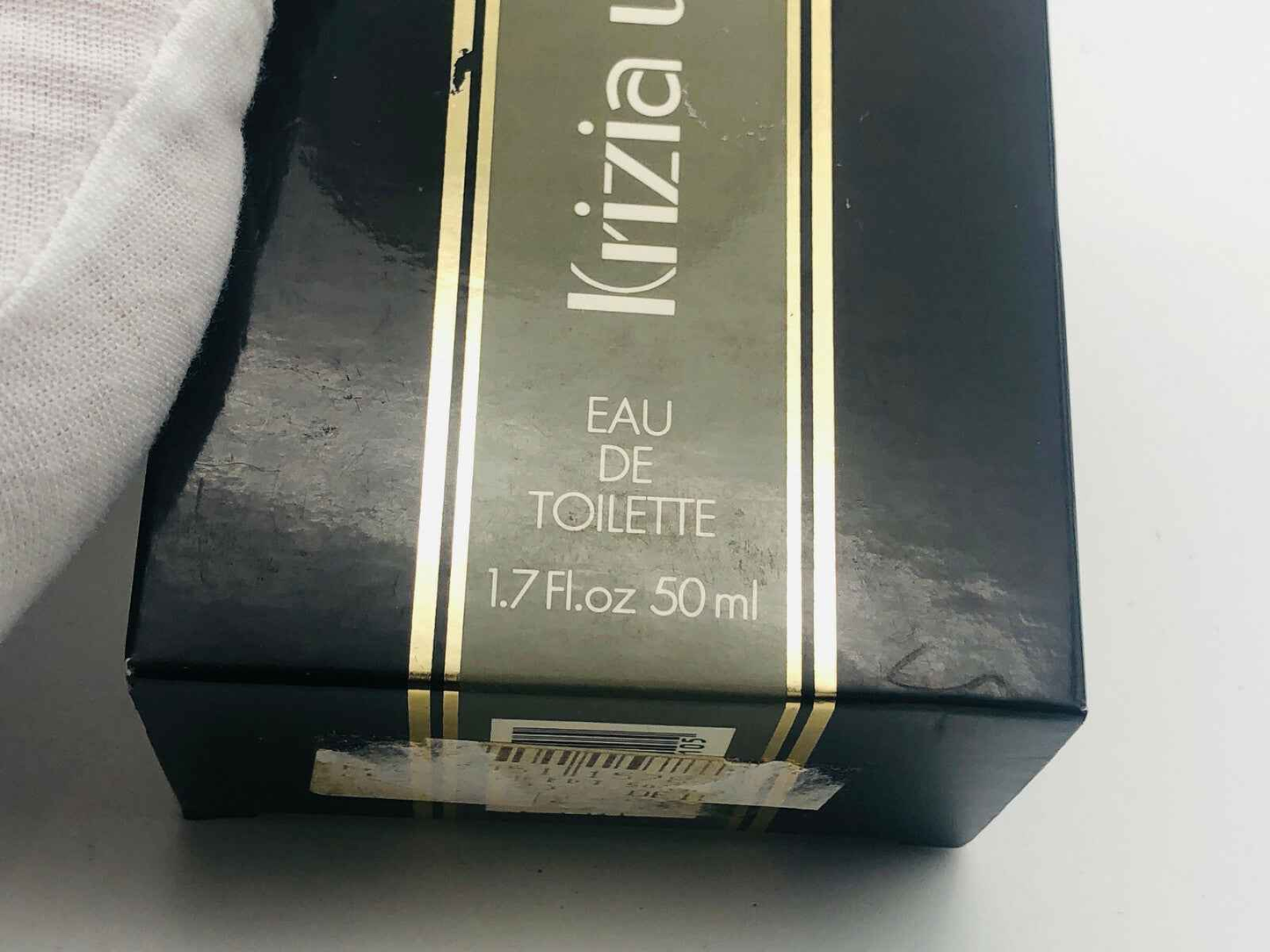 Confezione nera elegante del Profumo Krizia Uomo Vintage da 50 ml Eau de Toilette