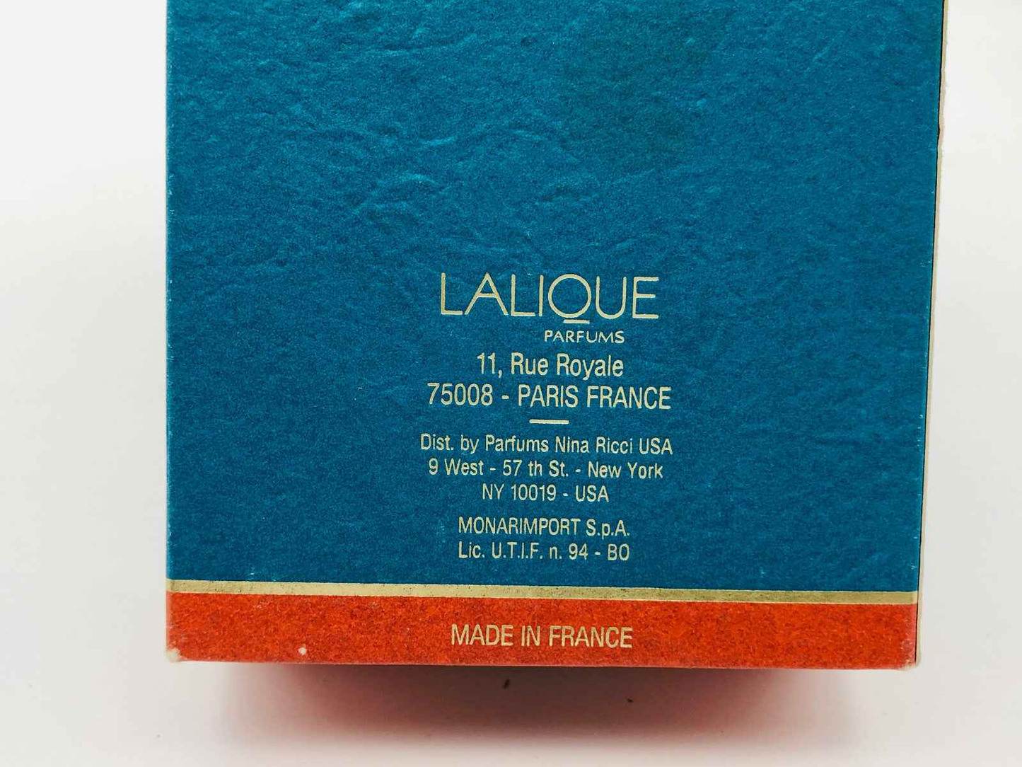 LALIQUE DONNA EDT PROFUMO VINTAGE 50/ 75 ml CLASSIC EAU DE TOILETTE RARO USATO