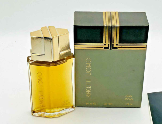 Profumo Lancetti Uomo Vintage in bottiglia dorata da 60 ml con confezione elegante