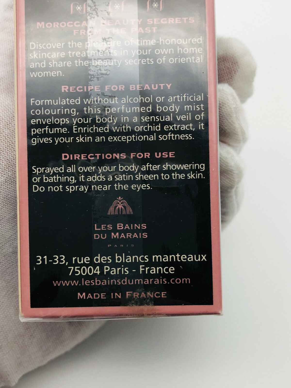 Les Bains Du Marais profumo per il corpo con formule naturali per una pelle satinata e idratata