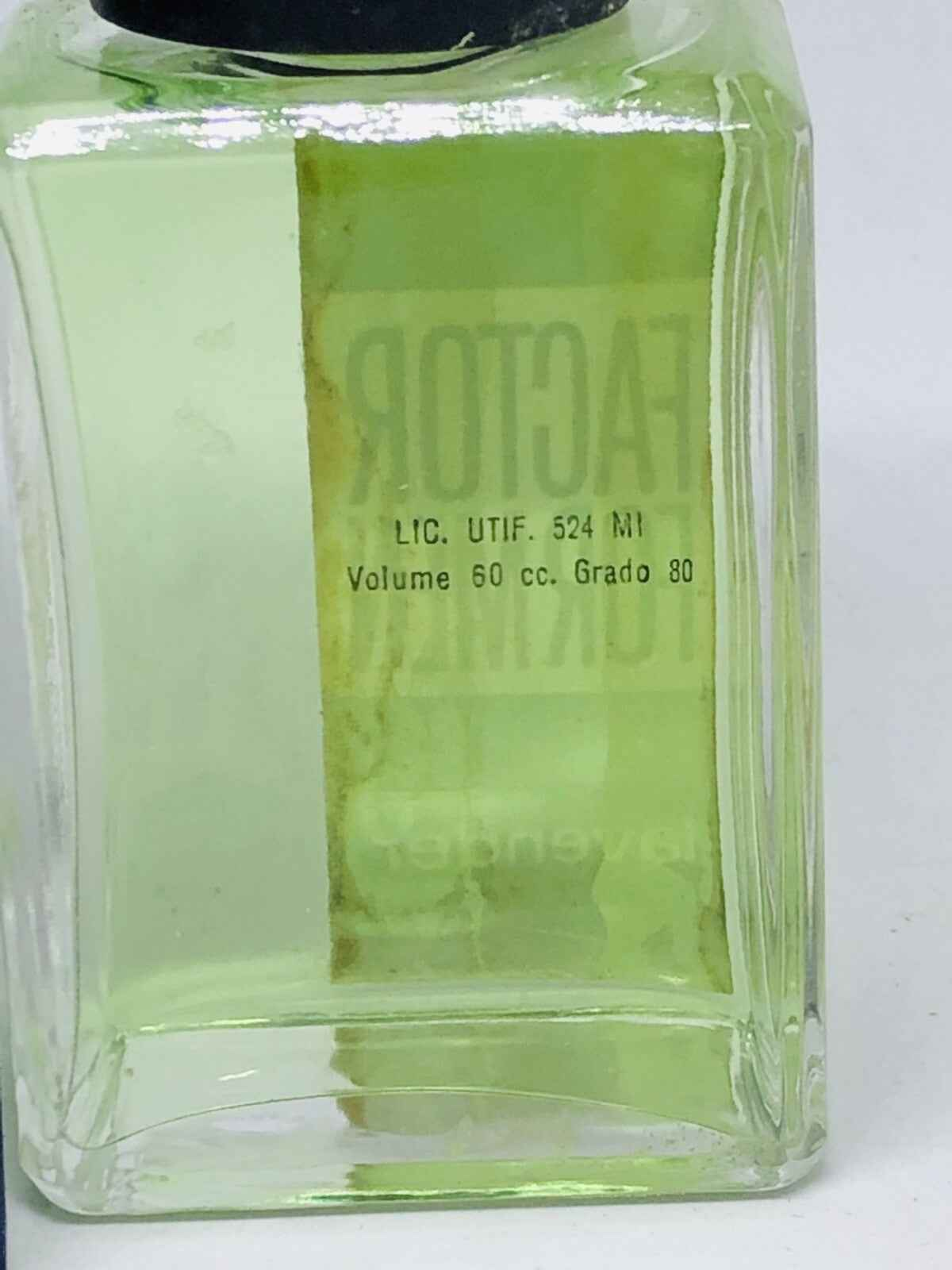 Flacone di profumo Max Factor For Men Lavender da 60 cc in vetro trasparente