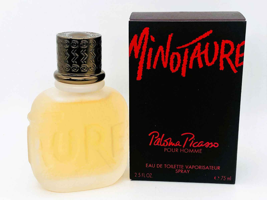 Profumo Minotaure Paloma Picasso Vintage in bottiglia di vetro con confezione elegante per uomo