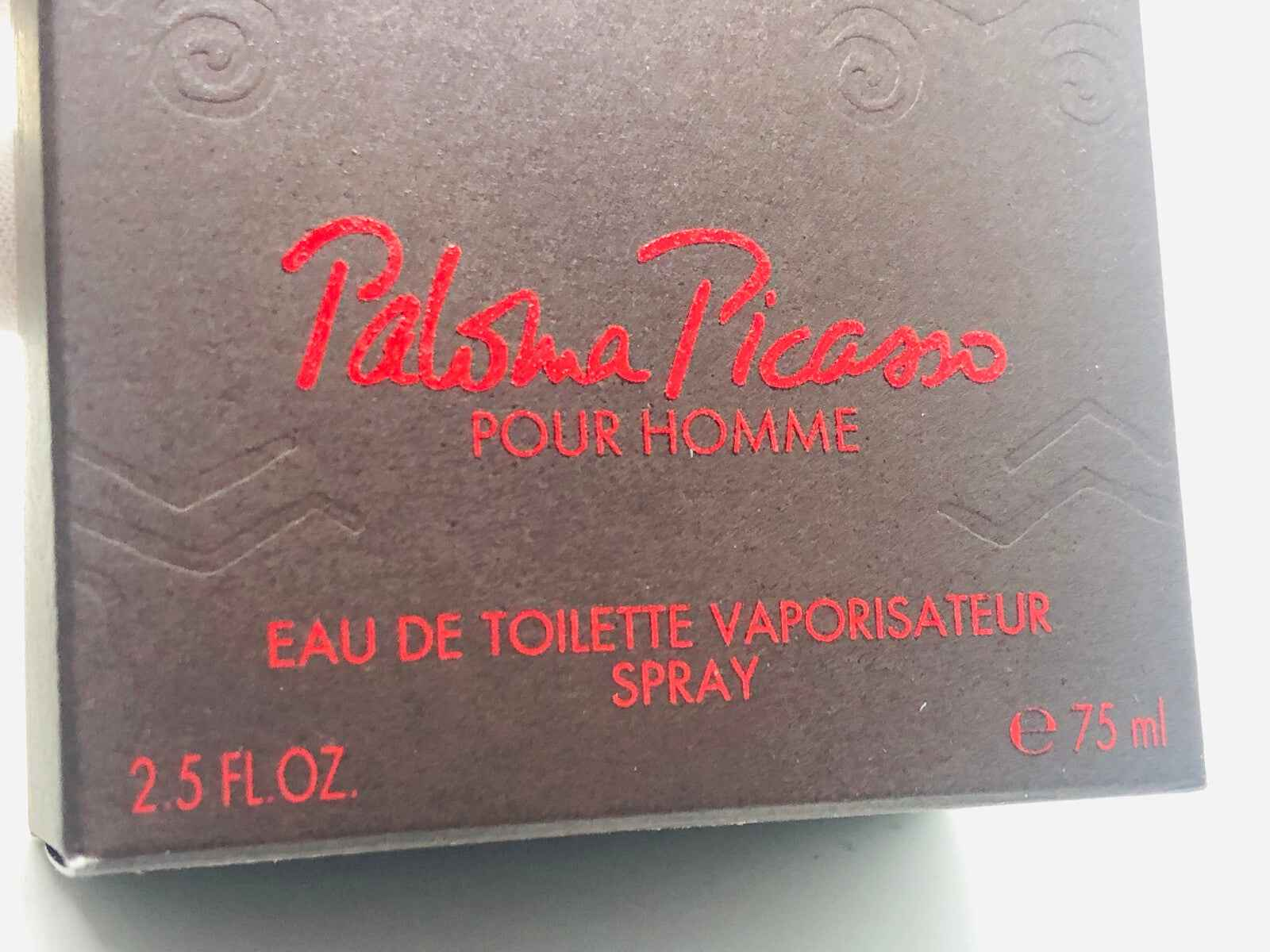 Confezione di profumo Vintage Minotaure Paloma Picasso Pour Homme da 75 ml in un elegante design