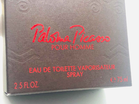 Confezione di profumo Vintage Minotaure Paloma Picasso Pour Homme da 75 ml in un elegante design