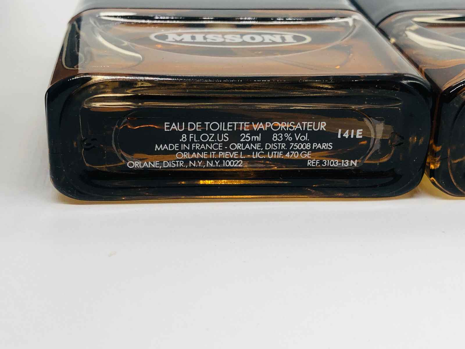 Flacone di profumo Missoni Uomo Vintage, Eau de Toilette da 25 ml con etichetta dettagliata