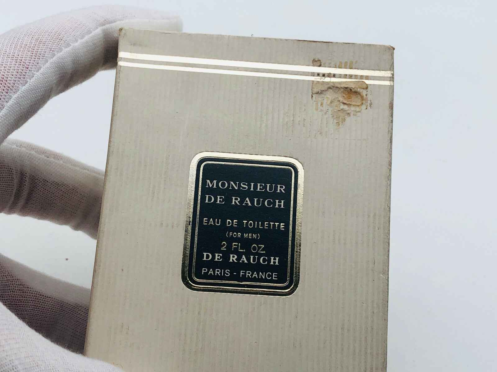 Scatola di profumo Monsieur De Rauch Vintage Eau de Toilette da 2 fl oz per uomini