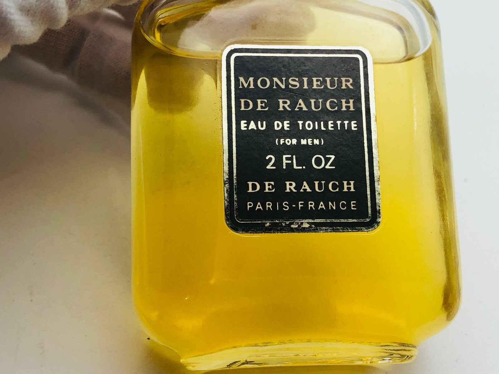 Profumo Monsieur De Rauch Vintage Eau de Toilette per uomini in bottiglia di vetro da 2 FL OZ