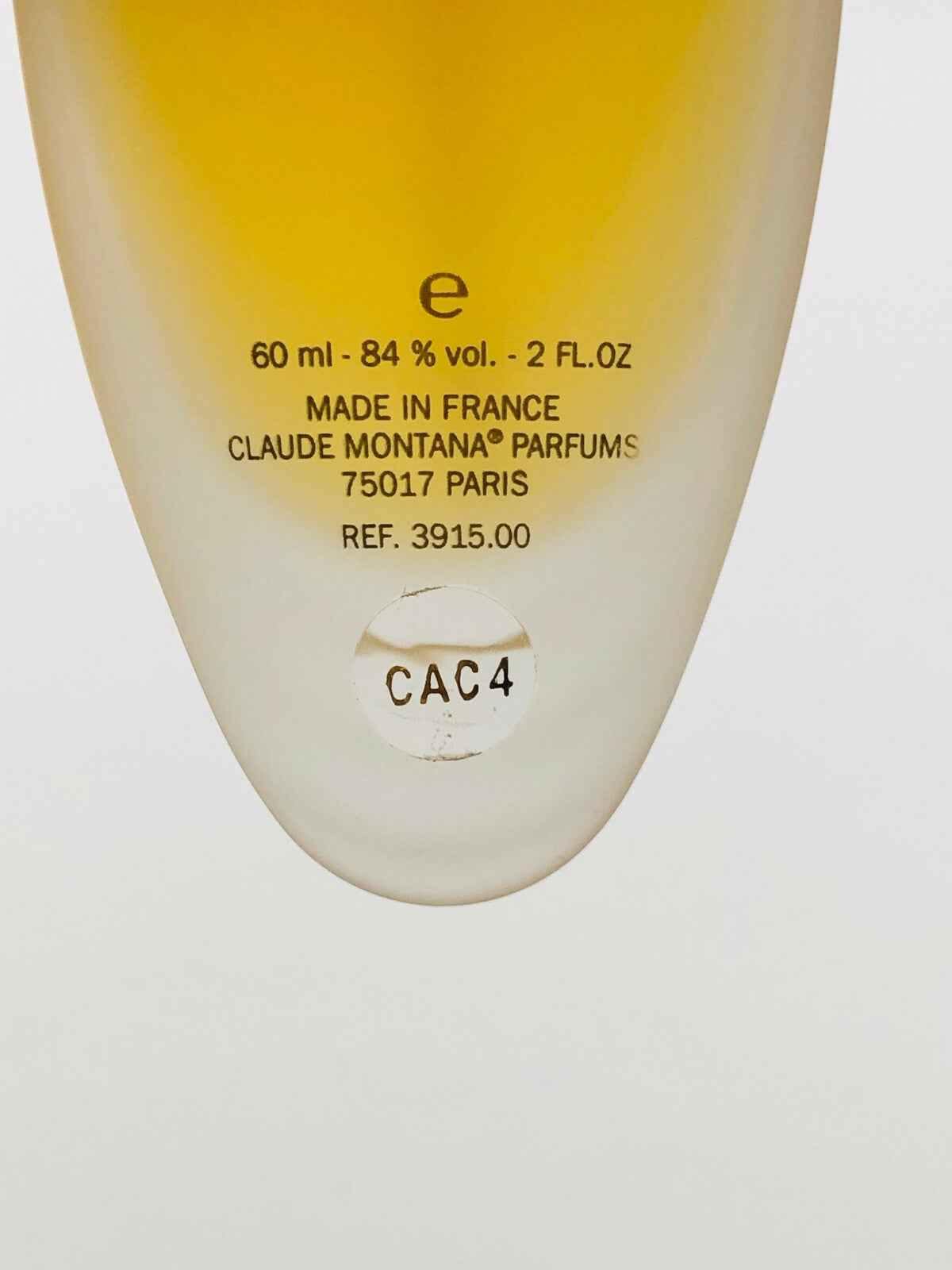 Bottiglia di Montana Parfum D'Elle da 60 ml con etichetta e logo in evidenza