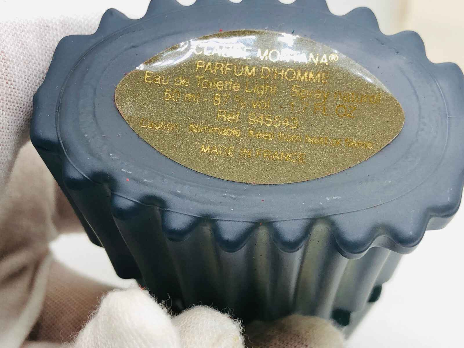 Flacone di profumo vintage MONTANA Parfum d'Homme da 50 ml con etichetta dorata