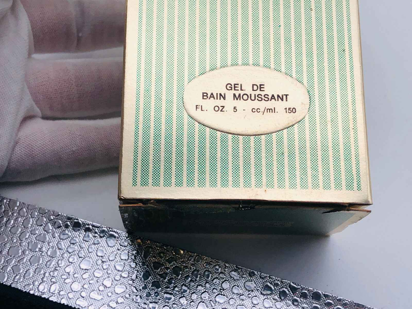 Scatola di Gel de Bain Moussant Morriselle Morris Vintage con etichetta e design classico