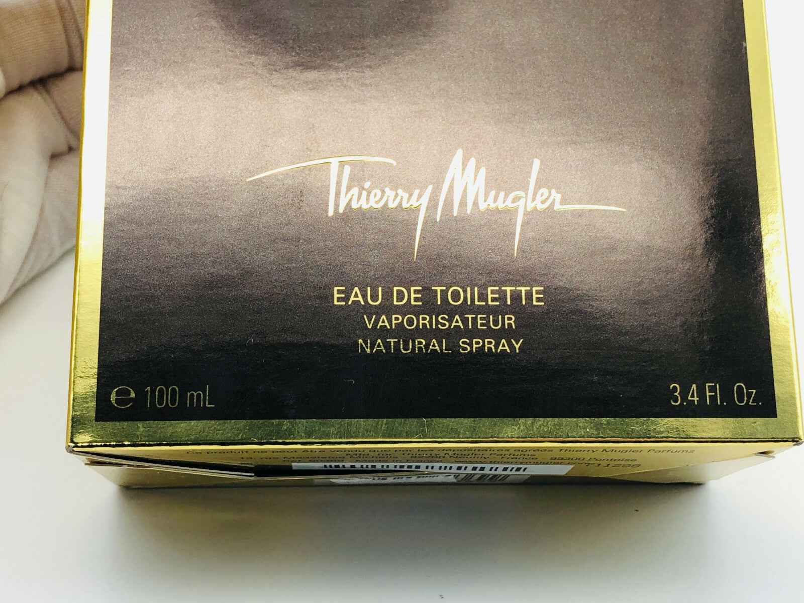 Scatola di Profumo Vintage Mugler A Men da 100 ml in formato Eau de Toilette, spruzzatore naturale