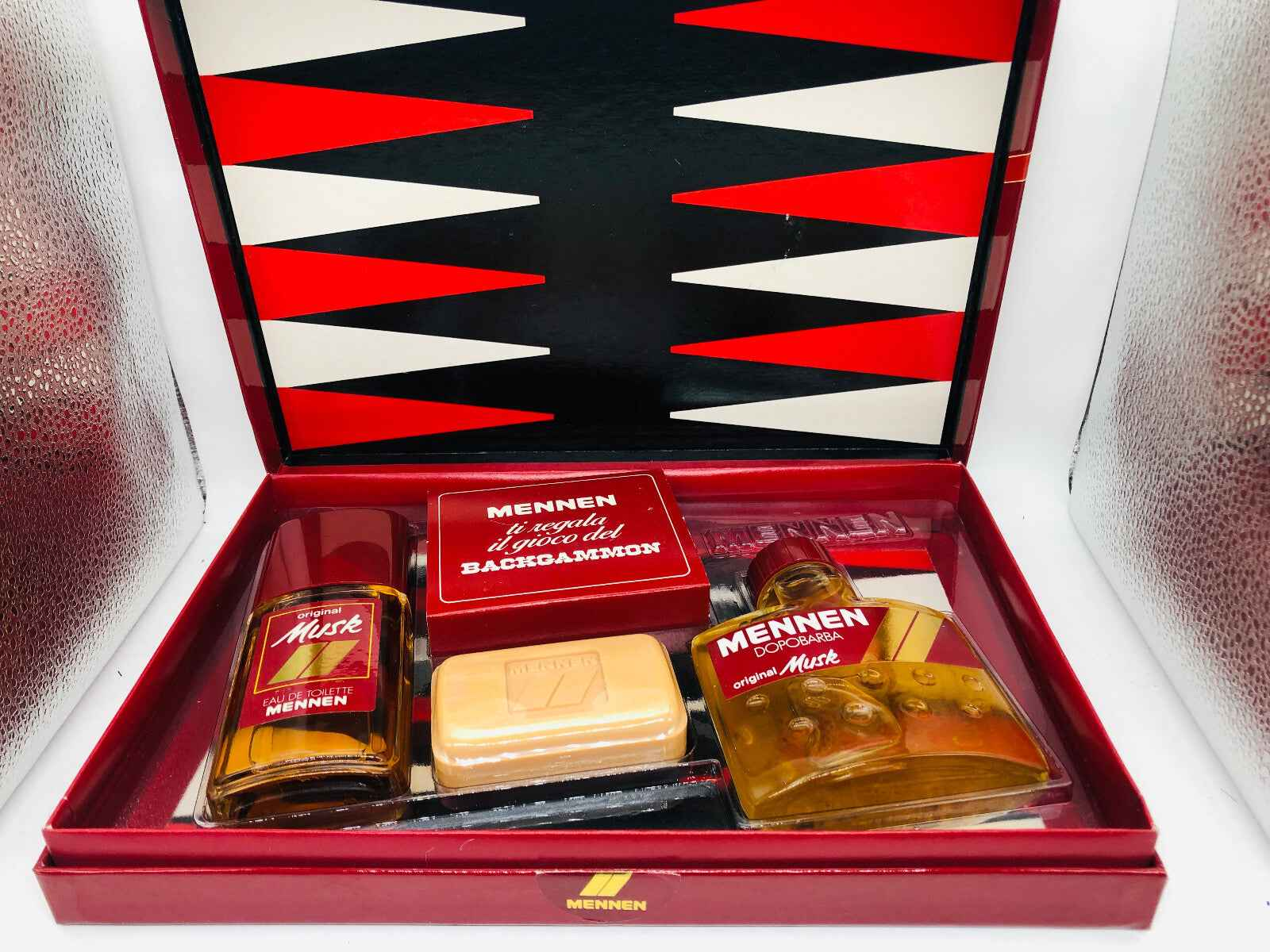 Set regalo Mennen con profumo Musk Mennen Profumo Vintage e savonetto in elegante confezione