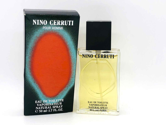 Profumo Nino Cerruti Pour Homme in flacone elegante da 50ml con confezione distintiva
