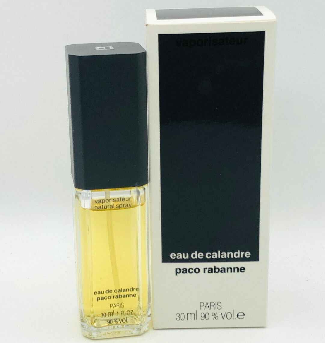 Eau De Calandre Paco Rabanne profumo in spray da 30 ml con packaging elegante e aroma fresco