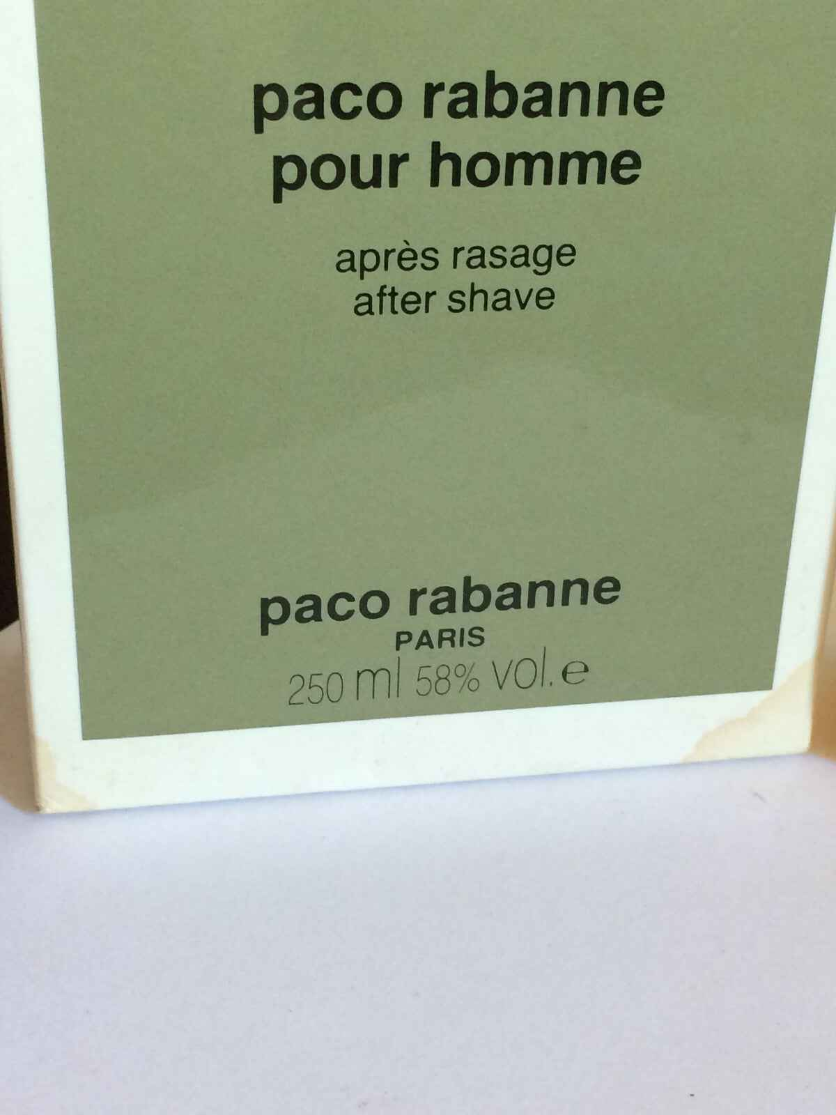 Flacone di dopobarba Paco Rabanne Pour Homme da 250 ml per dopo rasatura con aroma fresco