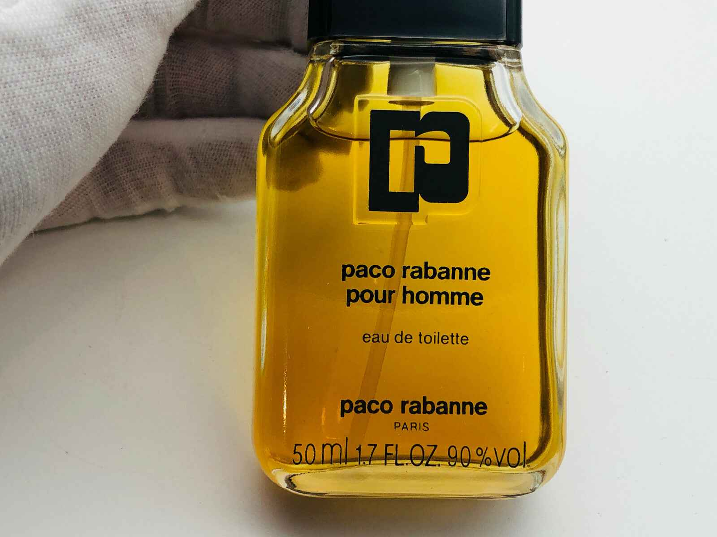 Flacone di profumo Paco Rabanne Pour Homme Vintage da 50ml in confezione elegante