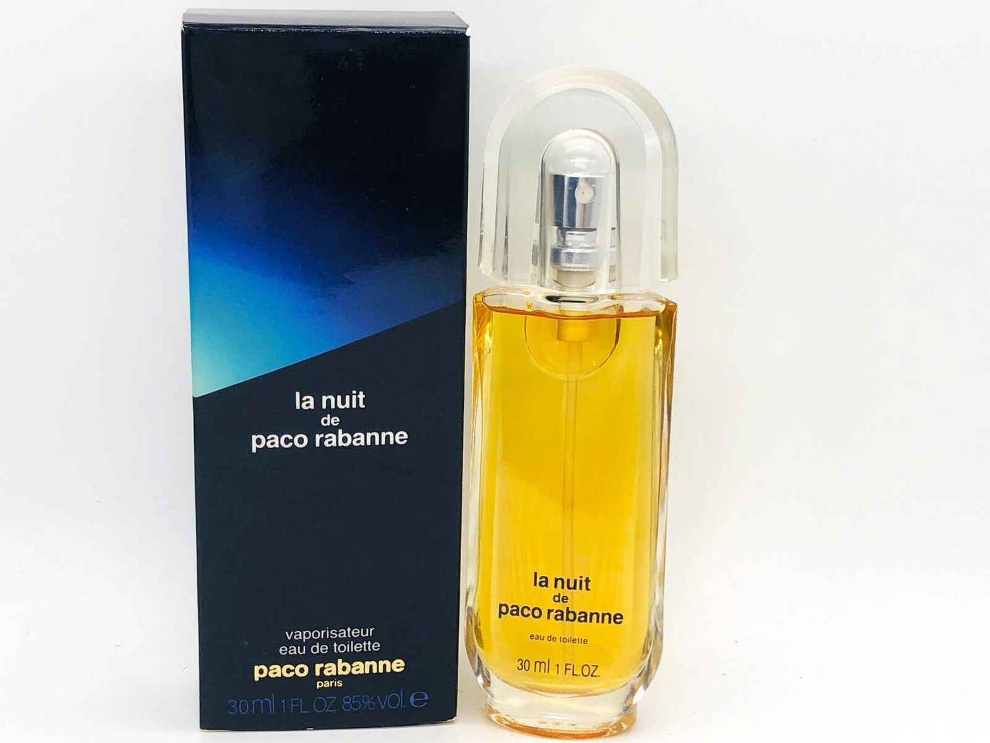 Profumo Paco Rabanne La Nuit con flacone elegante da 30 ml e scatola di design moderno