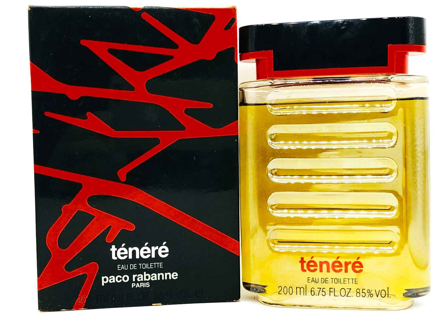 Profumo Tenere Paco Rabanne in bottiglia di vetro da 200 ml con confezione nera elegante