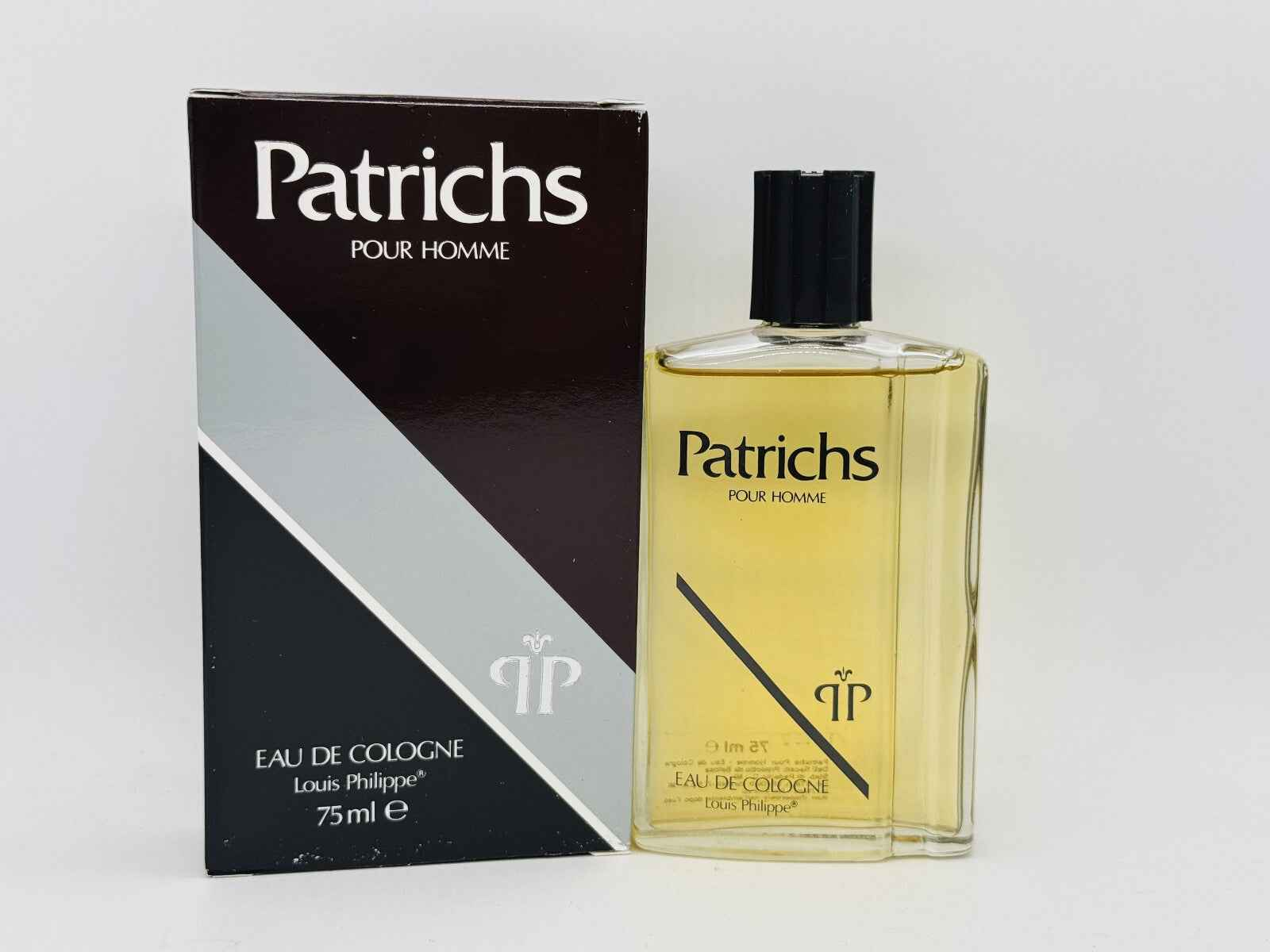 Profumo Patrichs Pour Homme Vintage da 75 ml in confezione elegante di Louis Philippe