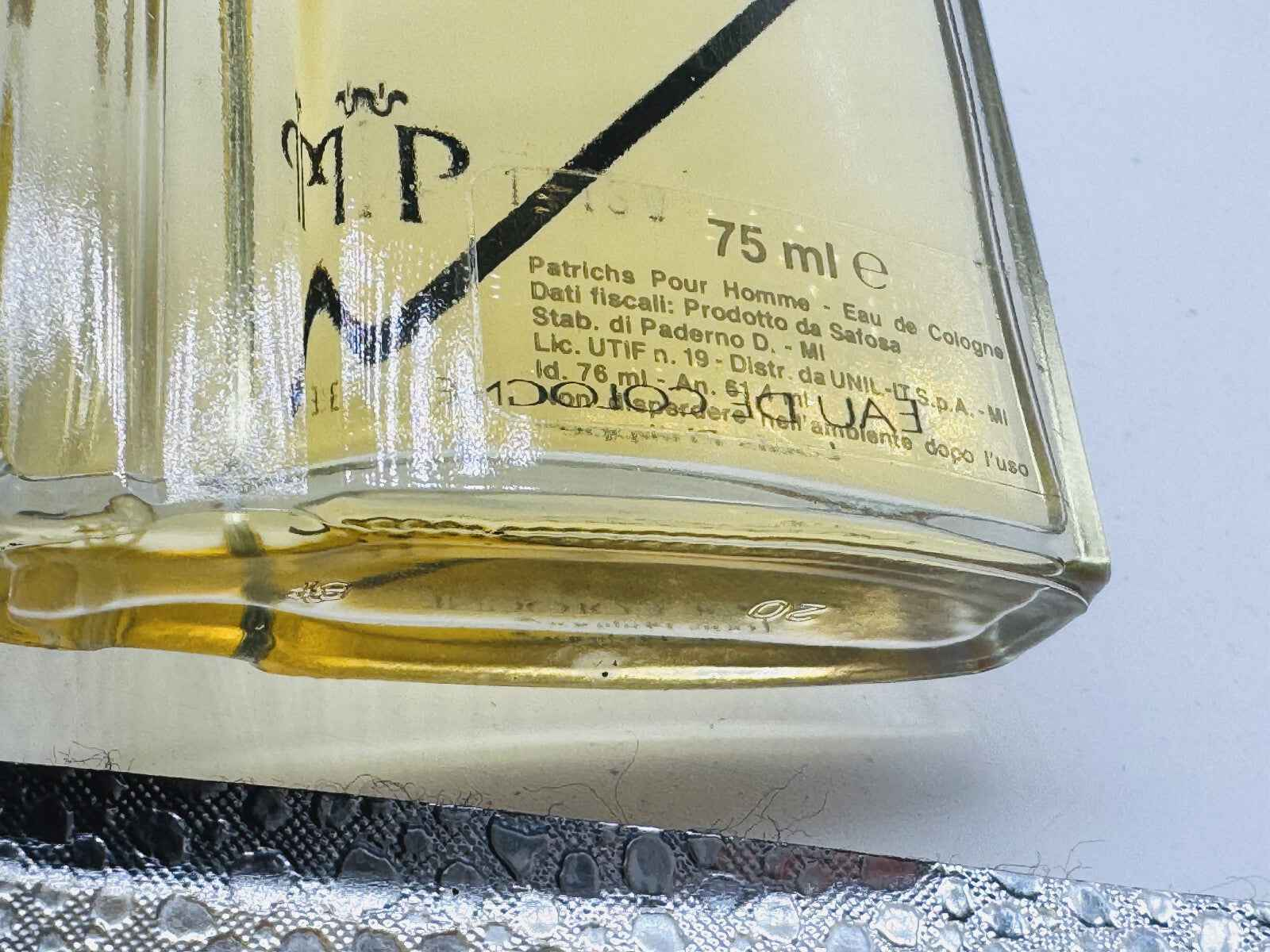 Profumo Patrichs Pour Homme Vintage in confezione da 75 ml, elegante e raffinato per uomini