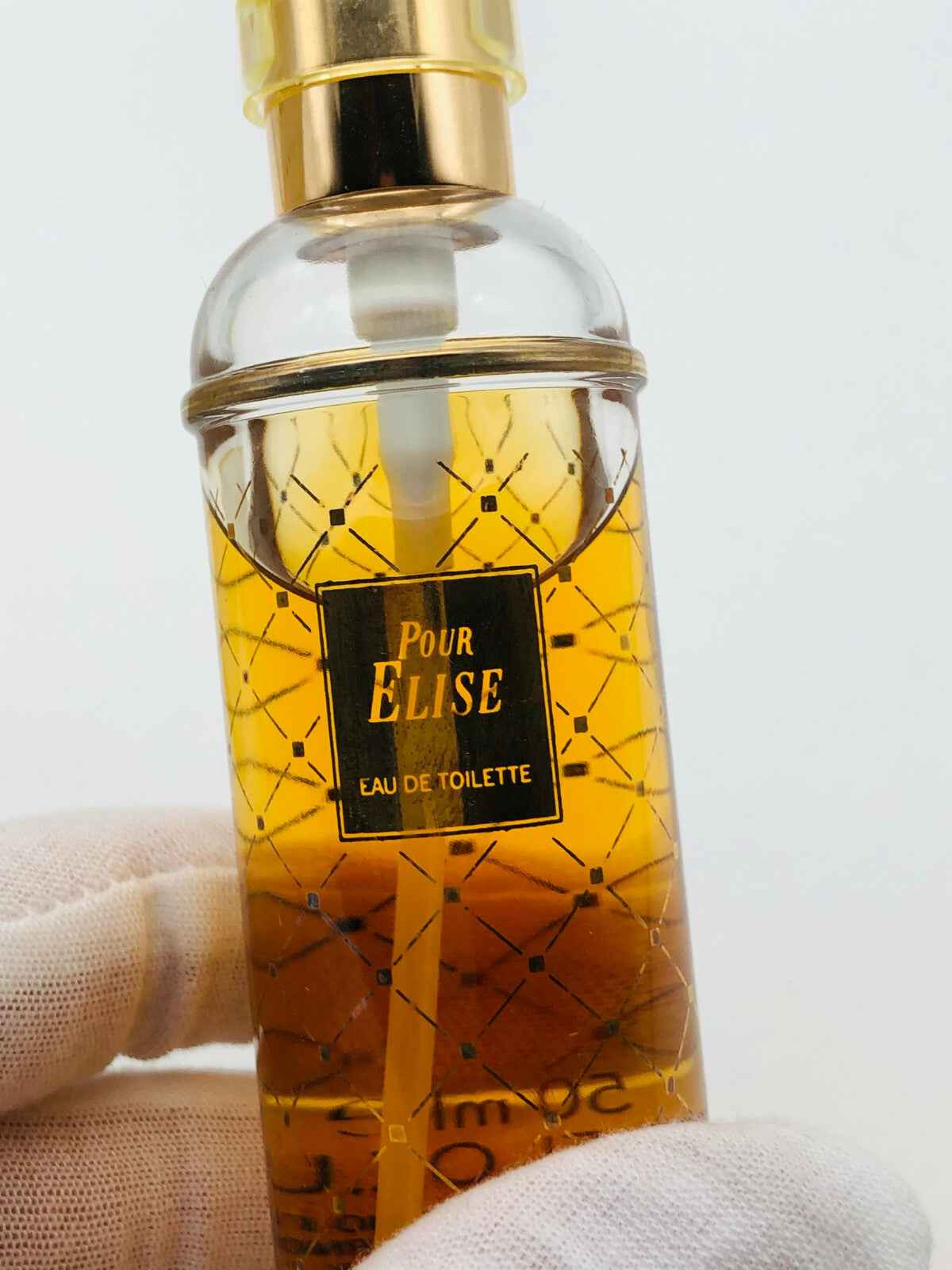 Flacone di profumo Perlier Pour Elise in edizione limitata con design elegante e aroma avvolgente