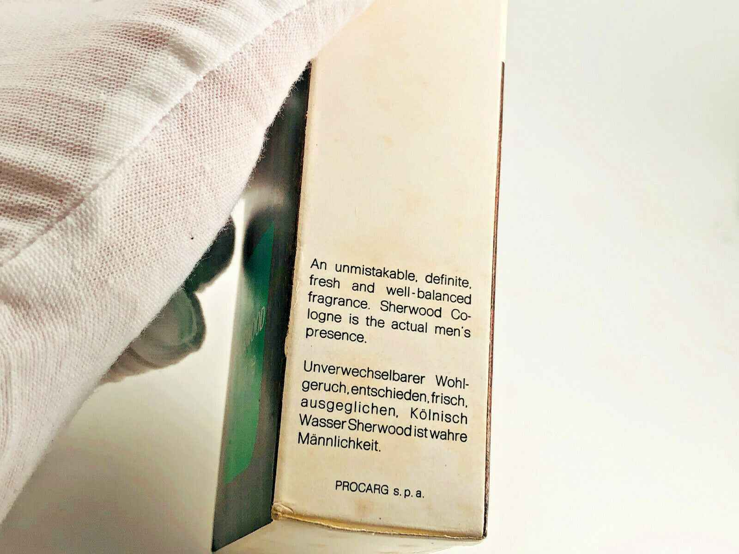 Scatola di profumo Procarg Sherwood Vintage con fragranza fresca e ben bilanciata per uomini