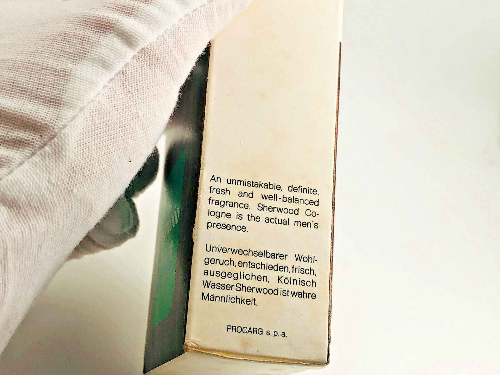 Scatola di profumo Procarg Sherwood Vintage con fragranza fresca e ben bilanciata per uomini