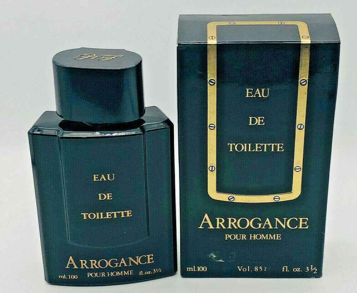 Profumo Arrogance Pour Homme in elegante flacone con scatola, perfetto per l'uso quotidiano