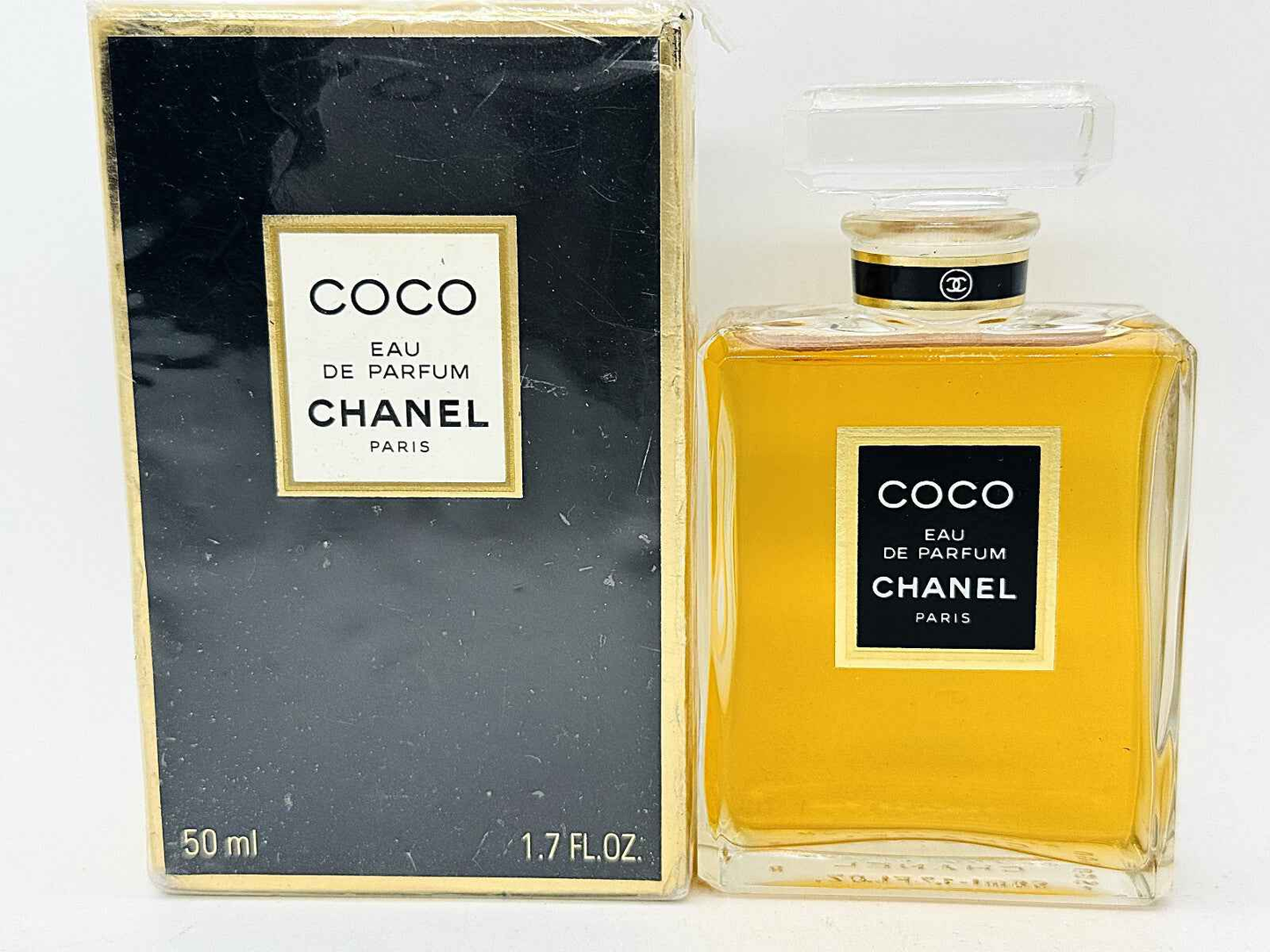Profumo Coco Chanel Vintage in confezione originale da 50 ml, profumo elegante e iconico