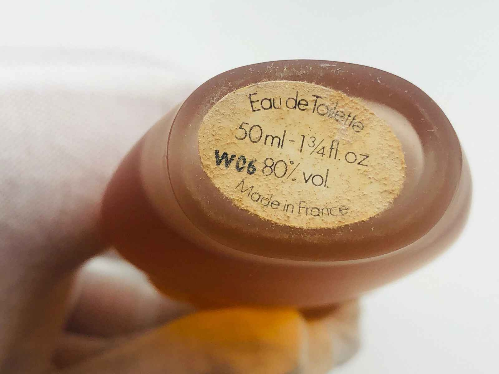 Flacone di profumo Fleur De Boa da 50 ml con etichetta per Eau de Toilette, Made in France