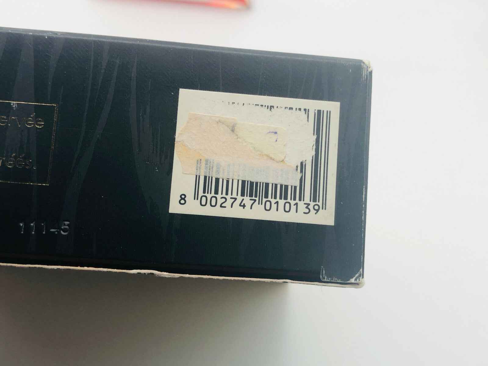 Scatola del Profumo Gian Marco Venturi Vintage con codice a barre visibile