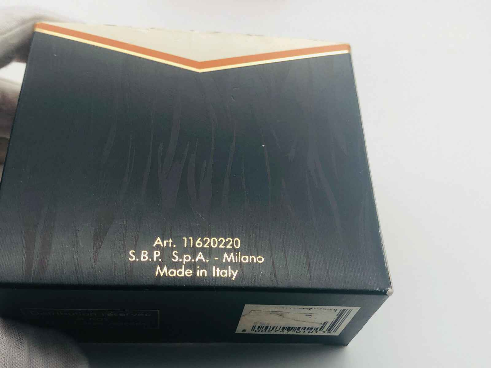 Scatola del profumo Gian Marco Venturi Vintage con dettagli eleganti e made in Italy