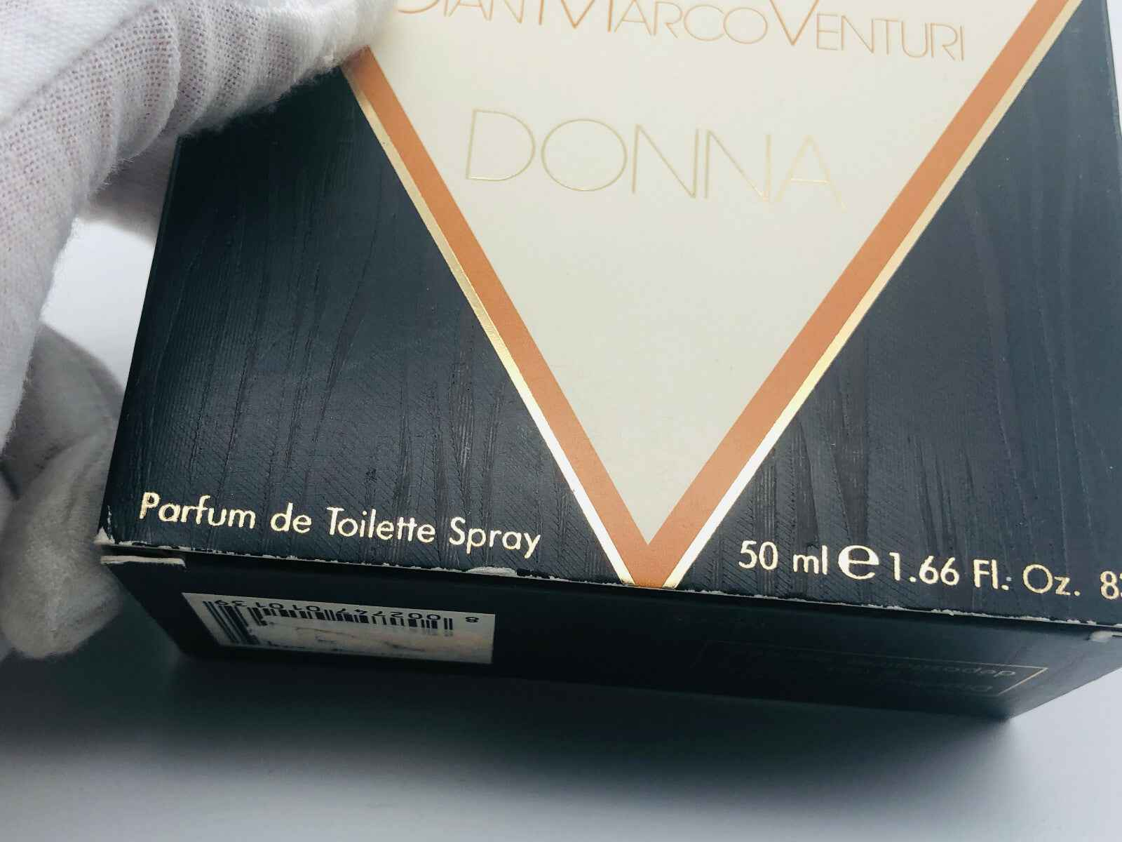 Scatola del Profumo Gian Marco Venturi Vintage da 50 ml con eleganti dettagli dorati