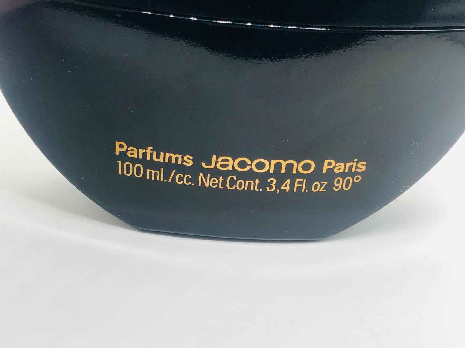 Flacone di profumo Jacomo Silences Vintage da 100 ml con design elegante e logo dorato