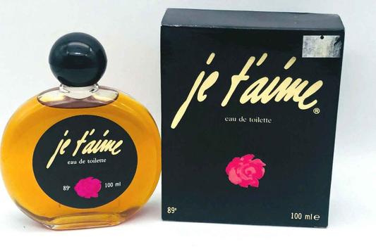 Profumo Je T Aime Vintage in flacone da 100 ml con confezione originale elegante