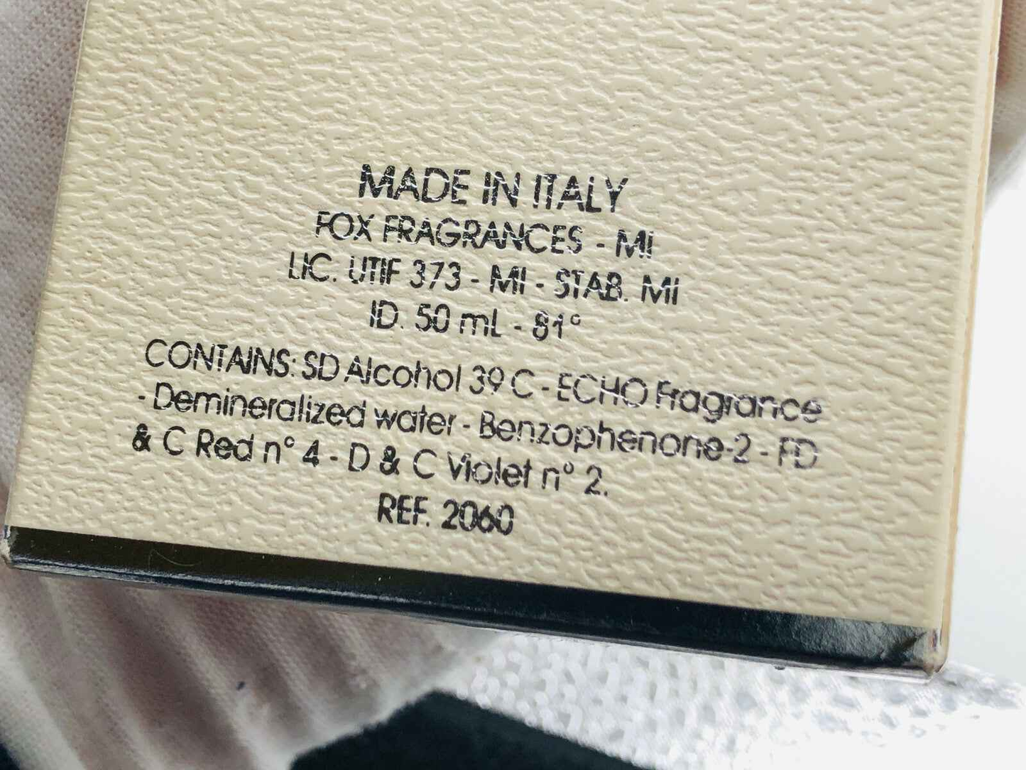 Profumo Mario Valentino Echo in confezione elegante da 50 ml, realizzato in Italia con ingredienti di alta qualità