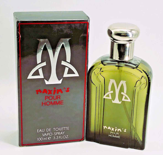 Profumo Maxim'S De Paris per uomo con flacone elegante da 100 ml e confezione originale